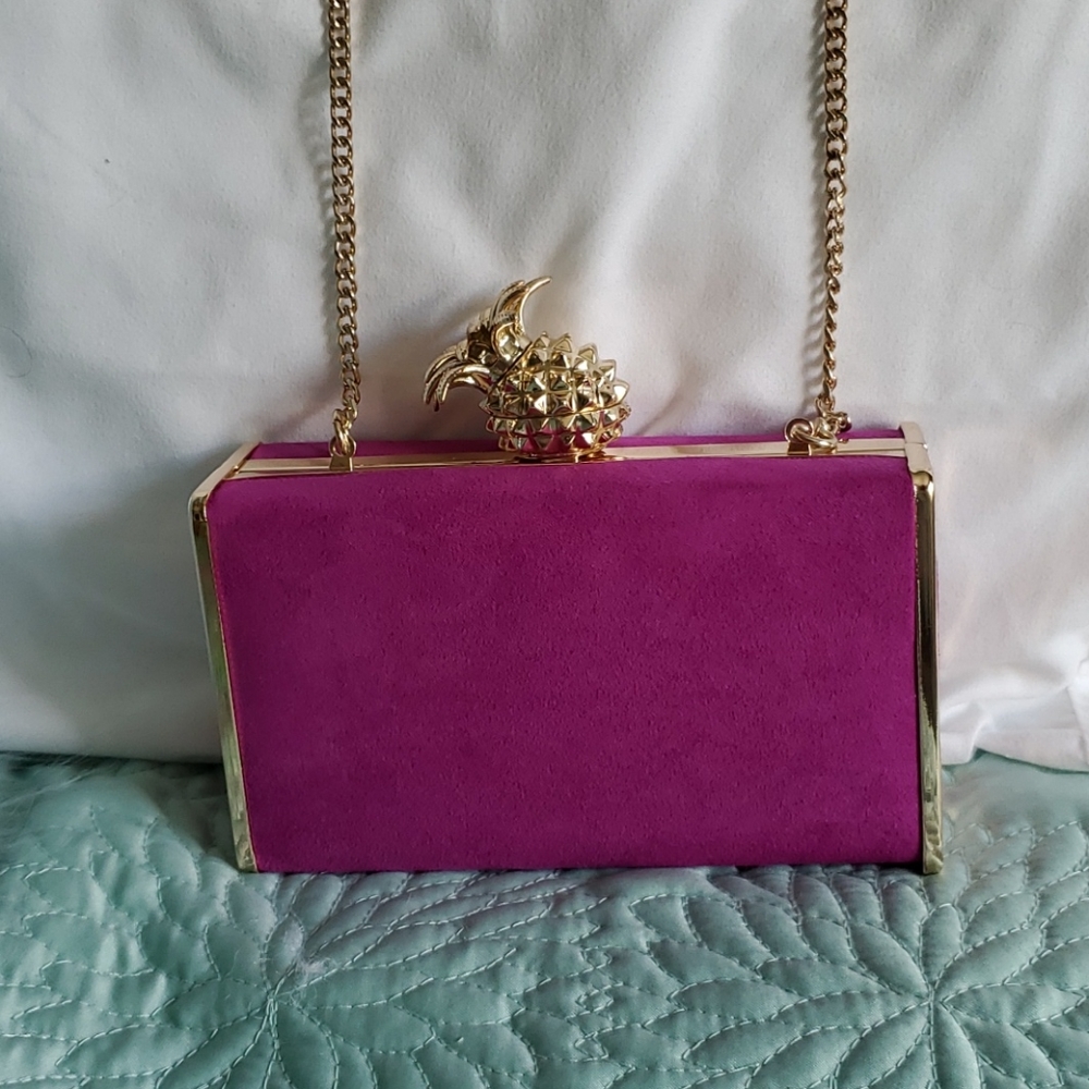 PINEAPPLE CLUTCH/SHOULDER PURSE